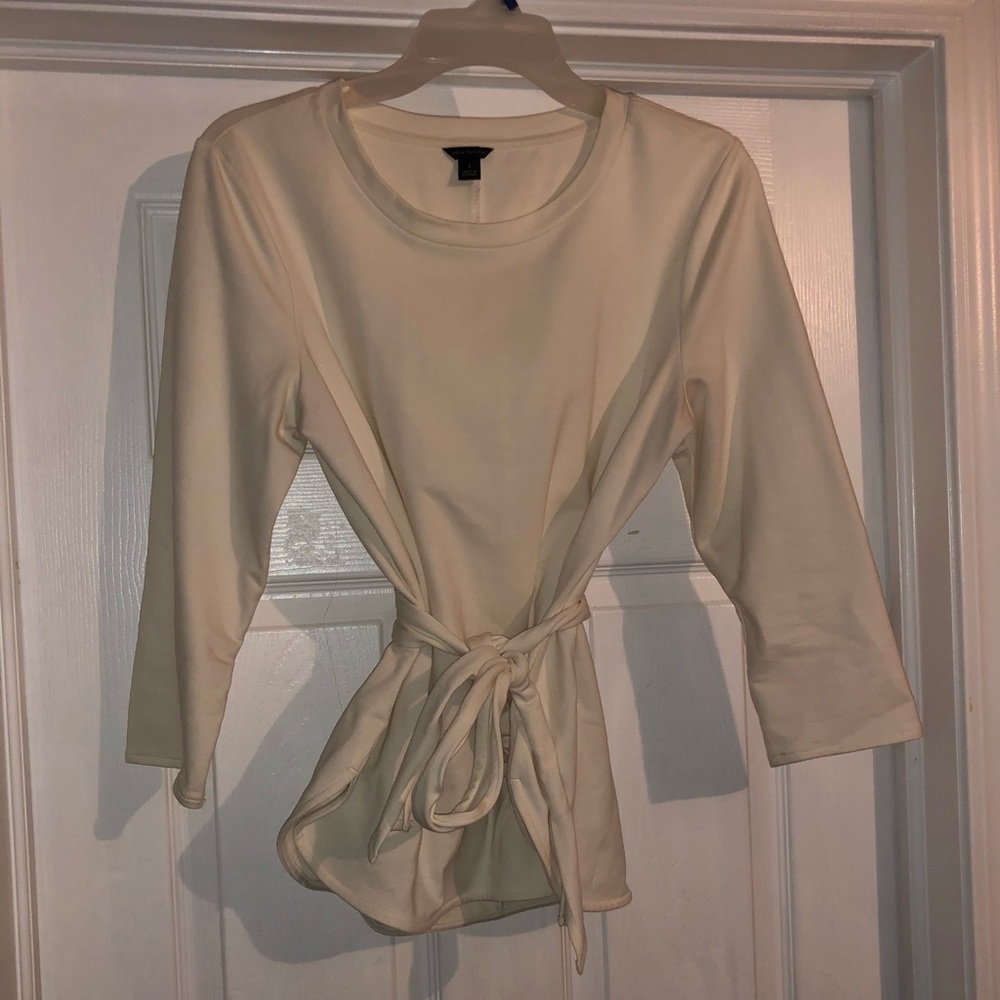 Ann Taylor tie waste blouse